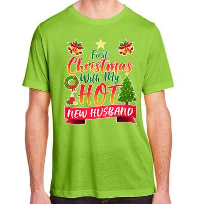 First Christmas With Hot New Husband Adult ChromaSoft Performance T-Shirt