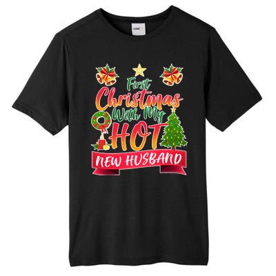 First Christmas With Hot New Husband Tall Fusion ChromaSoft Performance T-Shirt