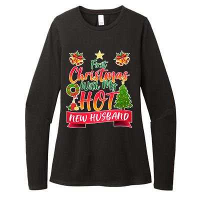 First Christmas With Hot New Husband Womens CVC Long Sleeve Shirt