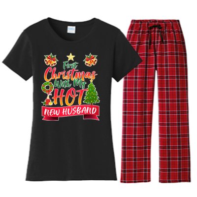 First Christmas With Hot New Husband Women's Flannel Pajama Set