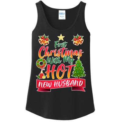 First Christmas With Hot New Husband Ladies Essential Tank