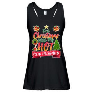 First Christmas With Hot New Husband Ladies Essential Flowy Tank