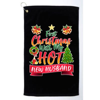 First Christmas With Hot New Husband Platinum Collection Golf Towel