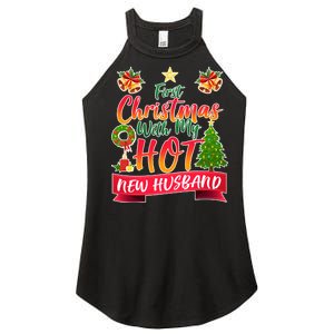 First Christmas With Hot New Husband Women's Perfect Tri Rocker Tank