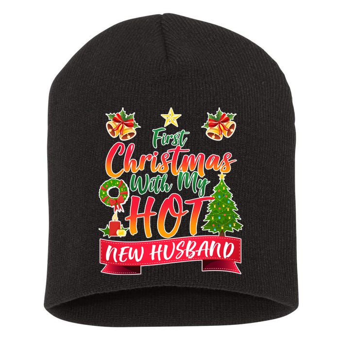 First Christmas With Hot New Husband Short Acrylic Beanie