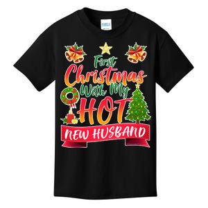 First Christmas With Hot New Husband Kids T-Shirt