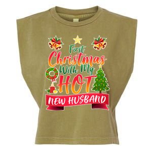 First Christmas With Hot New Husband Garment-Dyed Women's Muscle Tee