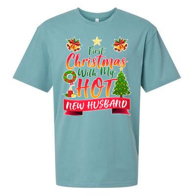 First Christmas With Hot New Husband Sueded Cloud Jersey T-Shirt