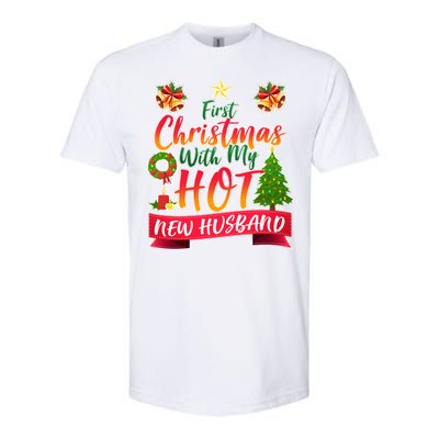 First Christmas With Hot New Husband Softstyle® CVC T-Shirt