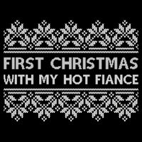 First Christmas With My Hot Fiance Cooling Performance Long Sleeve Crew
