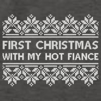 First Christmas With My Hot Fiance Vector Backpack
