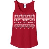 First Christmas With My Hot Fiance Ladies Essential Tank