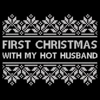 First Christmas With My Hot Husband Cooling Performance Crew T-Shirt