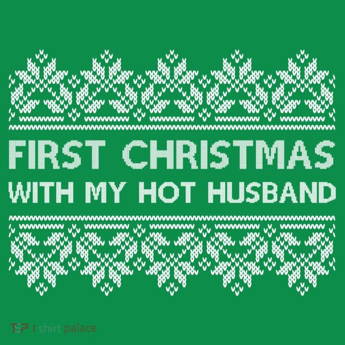 First Christmas With My Hot Husband Premium T-Shirt