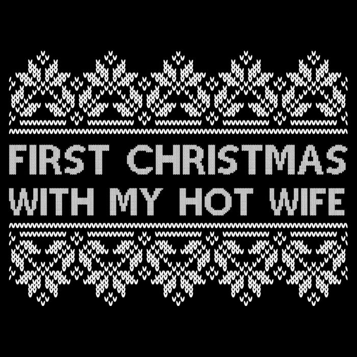 First Christmas With My Hot Wife Zip Tote Bag