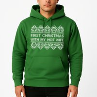 First Christmas With My Hot Wife Hoodie