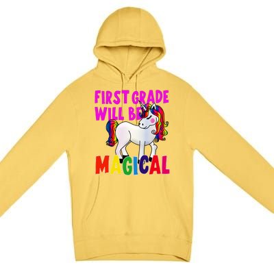 First Grade Will Be Magical Premium Pullover Hoodie