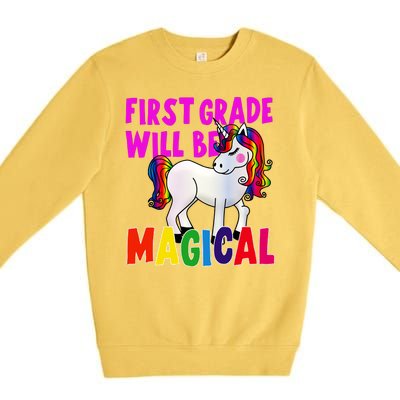 First Grade Will Be Magical Premium Crewneck Sweatshirt