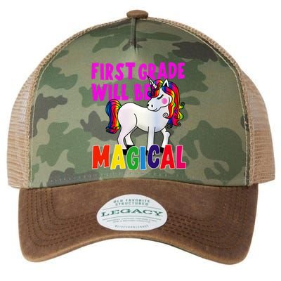 First Grade Will Be Magical Legacy Tie Dye Trucker Hat