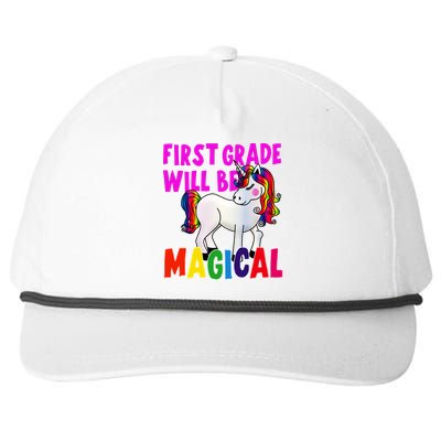 First Grade Will Be Magical Snapback Five-Panel Rope Hat