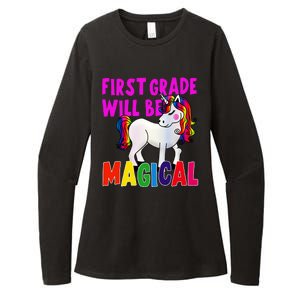 First Grade Will Be Magical Womens CVC Long Sleeve Shirt