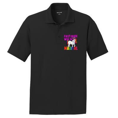 First Grade Will Be Magical PosiCharge RacerMesh Polo