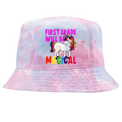 First Grade Will Be Magical Tie-Dyed Bucket Hat