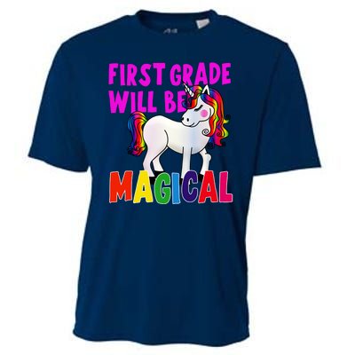 First Grade Will Be Magical Cooling Performance Crew T-Shirt