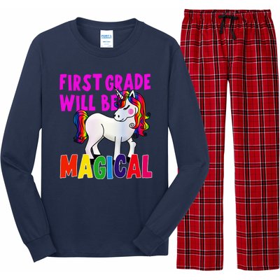 First Grade Will Be Magical Long Sleeve Pajama Set