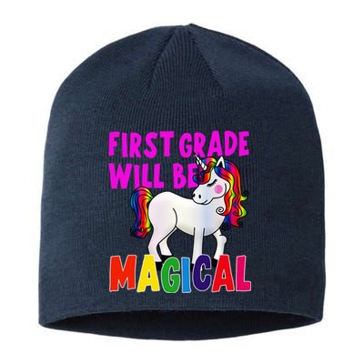 First Grade Will Be Magical Sustainable Beanie