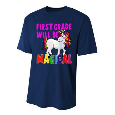 First Grade Will Be Magical Performance Sprint T-Shirt