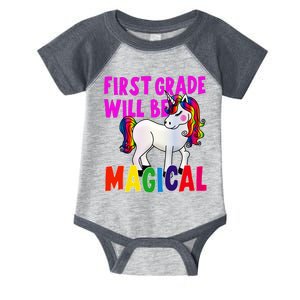 First Grade Will Be Magical Infant Baby Jersey Bodysuit