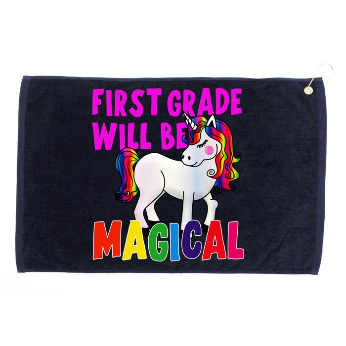 First Grade Will Be Magical Grommeted Golf Towel