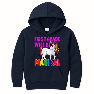 First Grade Will Be Magical Kids Hoodie