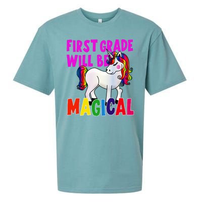 First Grade Will Be Magical Sueded Cloud Jersey T-Shirt