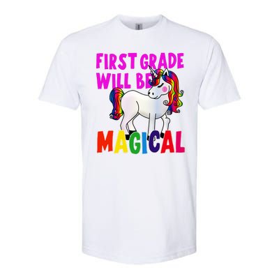 First Grade Will Be Magical Softstyle CVC T-Shirt