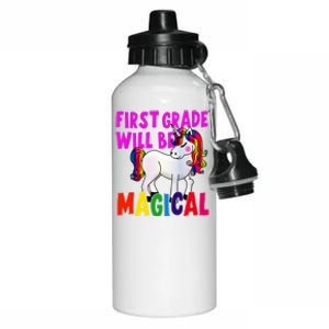 First Grade Will Be Magical Aluminum Water Bottle