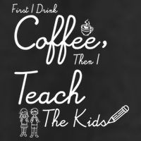 First I Drink Coffee The I Teach Kids The Kids 7 Panel Mesh Trucker Snapback Hat