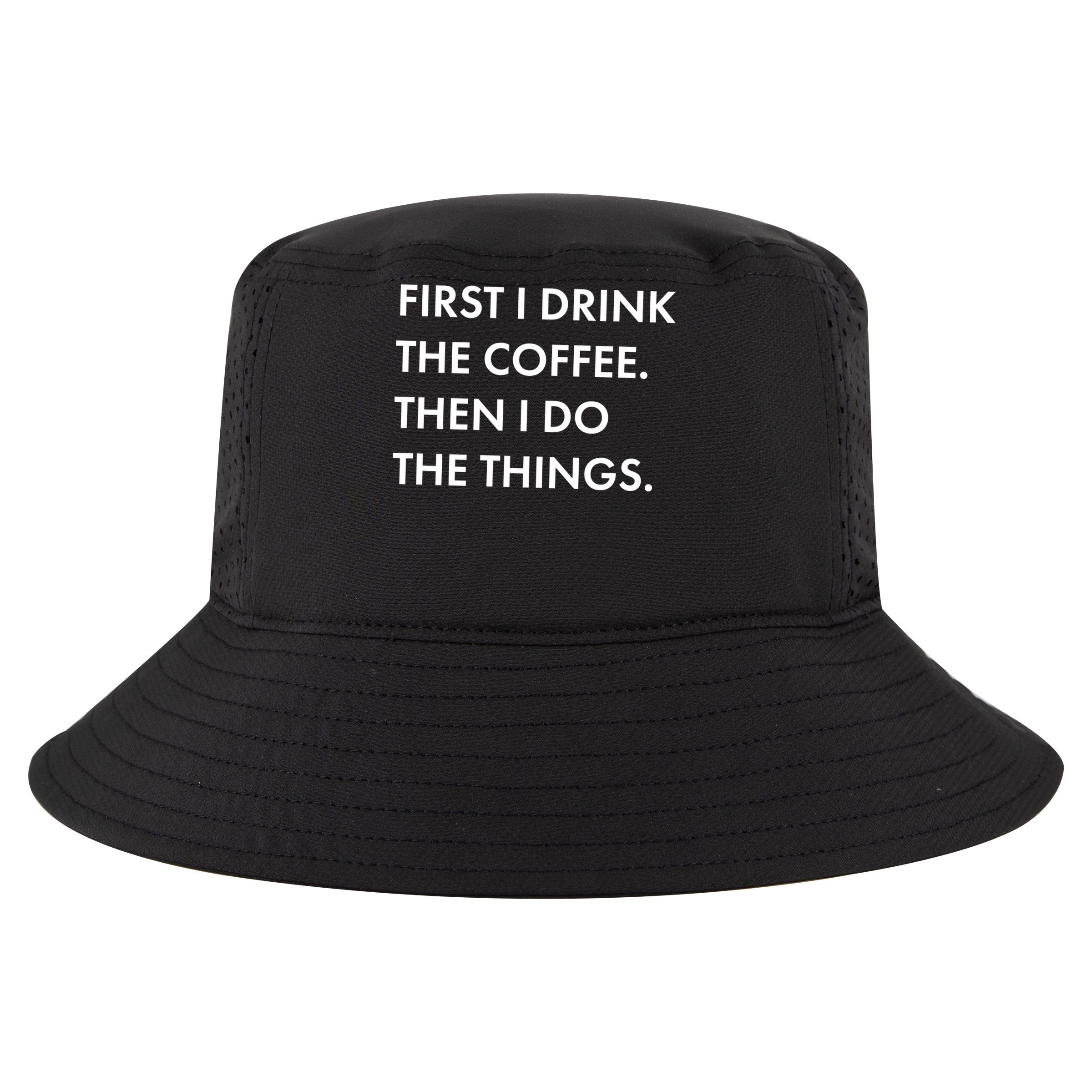 First I Drink Coffee Then I Do Things Apron