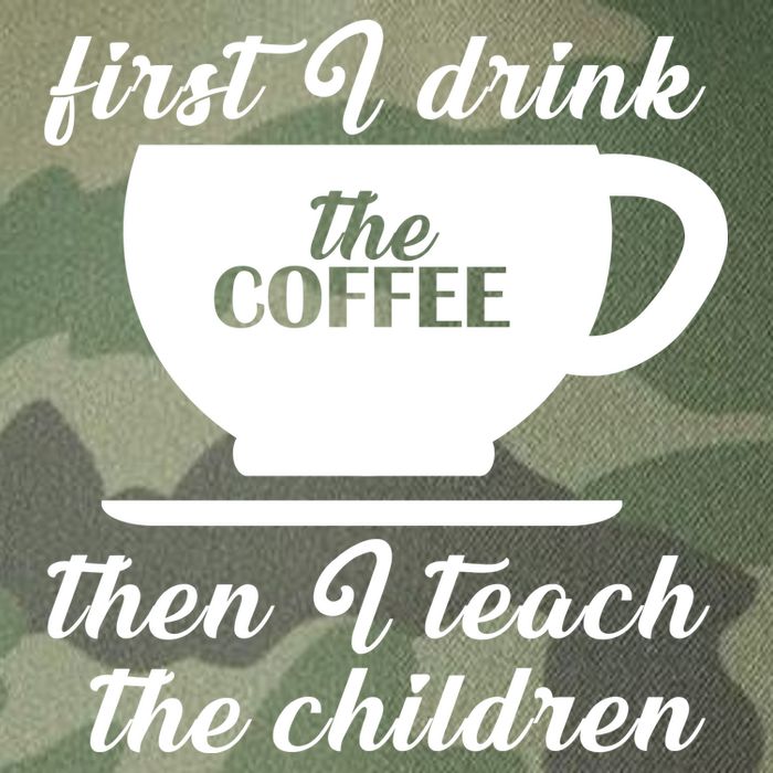 First I Drink The Coffee Then I Teach The Children Legacy Tie Dye Trucker Hat