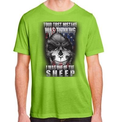 First Mistake Was Thinking I Was One Of the Sheep Adult ChromaSoft Performance T-Shirt