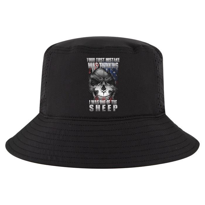 First Mistake Was Thinking I Was One Of the Sheep Cool Comfort Performance Bucket Hat
