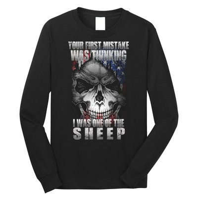 First Mistake Was Thinking I Was One Of the Sheep Long Sleeve Shirt