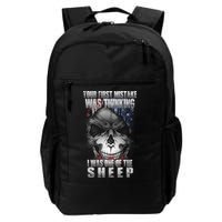 First Mistake Was Thinking I Was One Of the Sheep Daily Commute Backpack