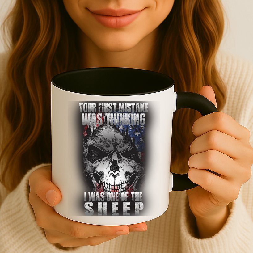 First Mistake Was Thinking I Was One Of the Sheep Mug