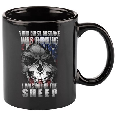 First Mistake Was Thinking I Was One Of the Sheep 11oz C Handle Ceramic Mug
