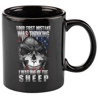 First Mistake Was Thinking I Was One Of the Sheep 11oz C Handle Ceramic Mug