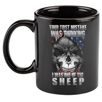 First Mistake Was Thinking I Was One Of the Sheep 11oz C Handle Ceramic Mug