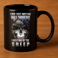 First Mistake Was Thinking I Was One Of the Sheep 11oz C Handle Ceramic Mug