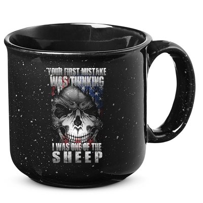 First Mistake Was Thinking I Was One Of the Sheep 15oz Campfire Ceramic Mug